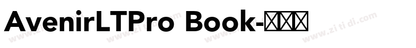AvenirLTPro Book字体转换